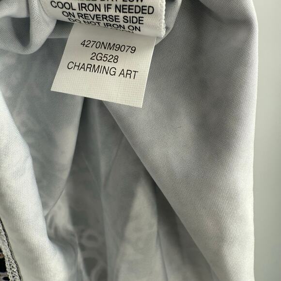 ONE WORLD Unity Tunic Top Size Extra Small NWT Slinky Material Boho Lagenlook - Picture 12 of 13